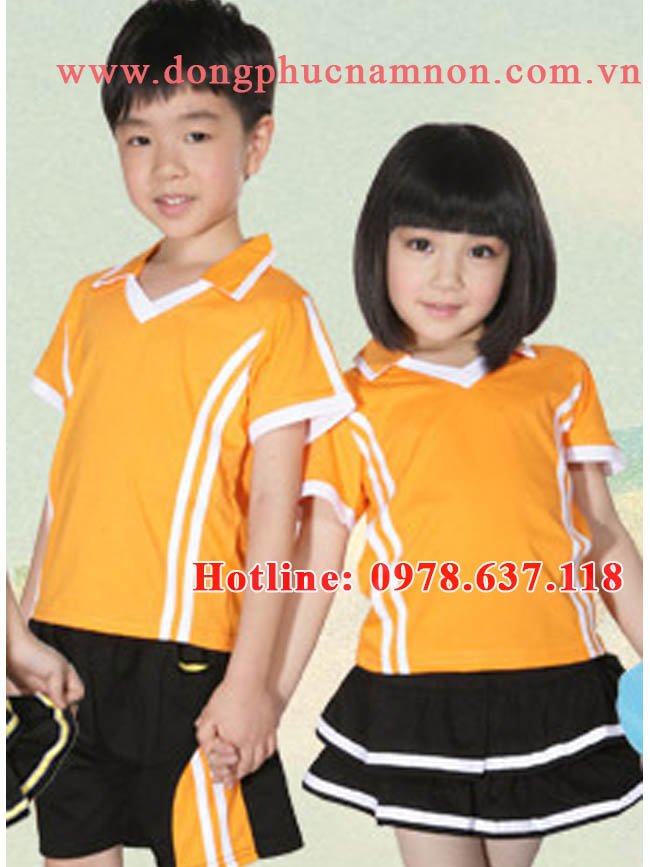 Mẫu đồng phục mầm non - DPMN41 | Mau dong phuc mam non